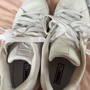 Puma Classic White Athletic Shoes